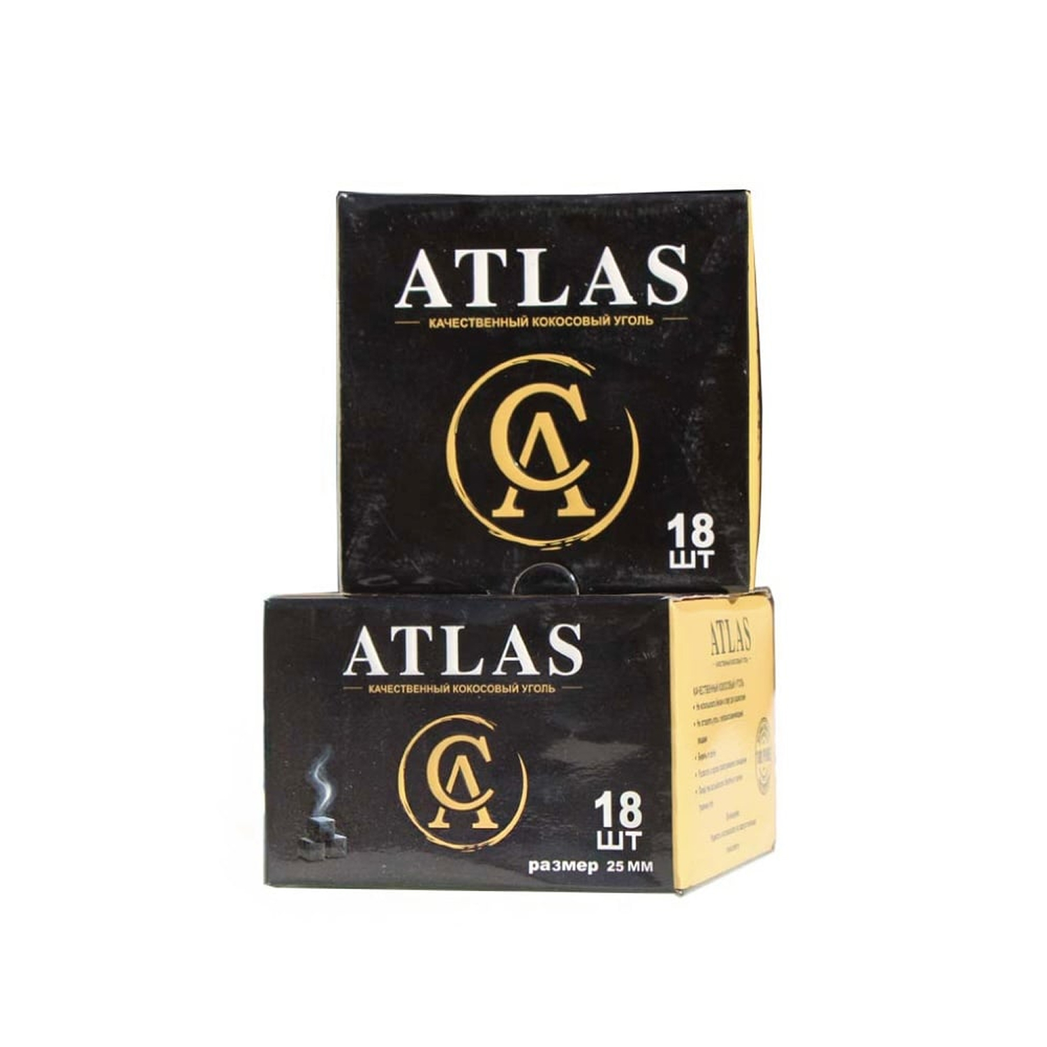 Уголь Atlas мини 25 мм 0.25 кг